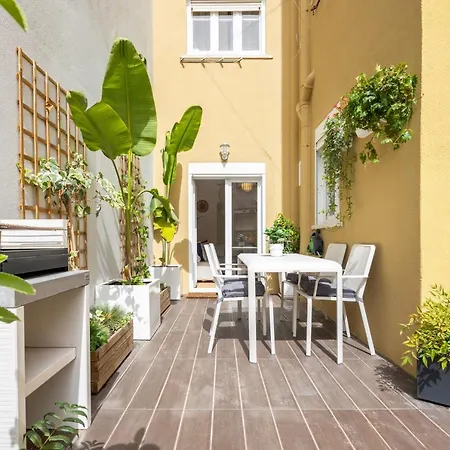 Serene 2bdr With Patio Lisboa